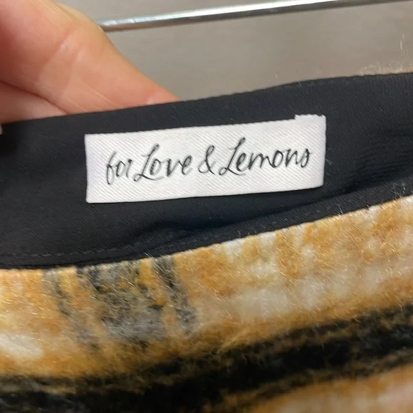 NWOT For Love and Lemons Plaid Rachel Skirt Small - Picture 3 of 3